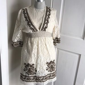 Women’s Lace Dress Mango Size Medium